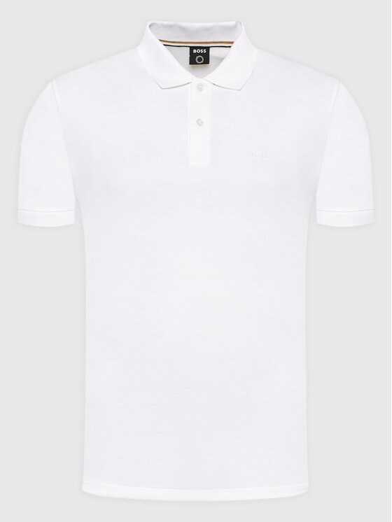 BOSS Boss Поло Pallas 50468362 Білий Regular Fit
