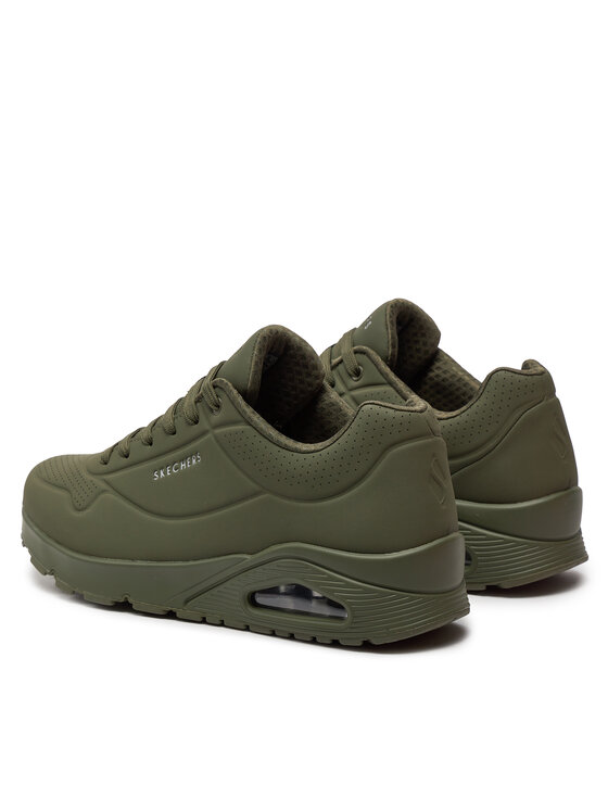 Skechers Снікерcи Skechers Uno - Stand On Air 52458/DKGR Зелений