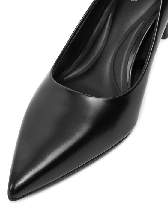 Calvin Klein Augstpapēžu kurpes Calvin Klein Heel Pump 70 - Brush L HW0HW02446 Melns