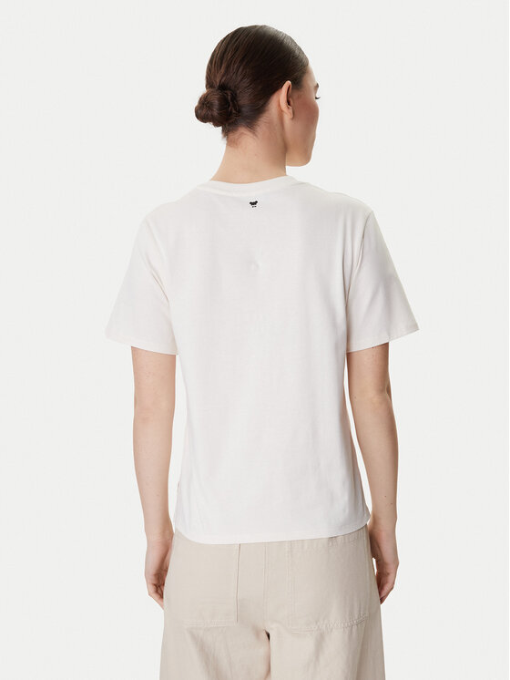 Weekend Max Mara Weekend Max Mara Camiseta West 2615971041 Écru Regular Fit