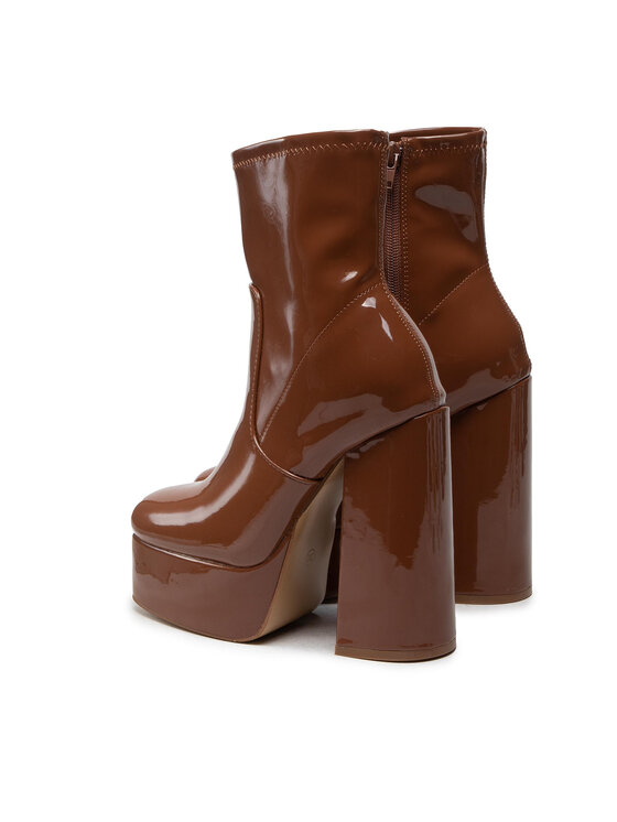 DeeZee Členková obuv DeeZee ZALXBH220154 Hnedá