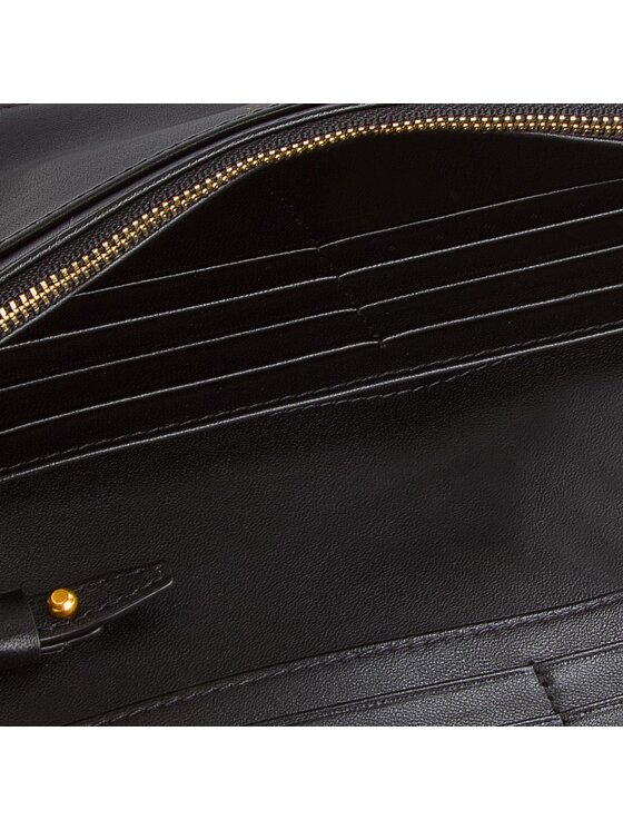 Tory Burch Bolso Tory Burch Fleming Flat Wallet Cross-Body 46449 Negro