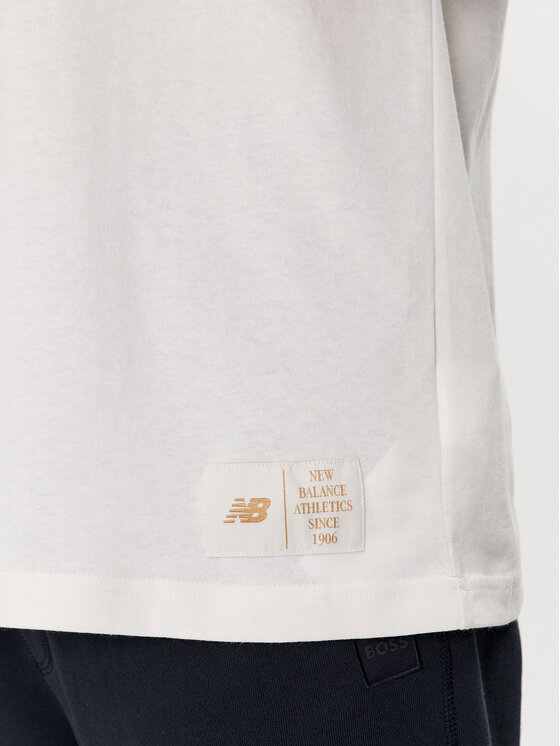 New Balance New Balance T-shirt Greatest Hits MT41514 Bianco Relaxed Fit