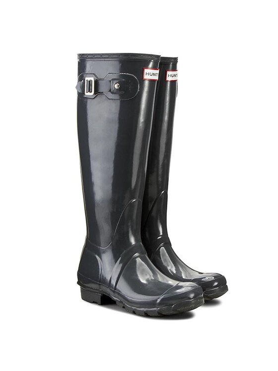 Hunter Gumáky Hunter Original Gloss W23616 Sivá