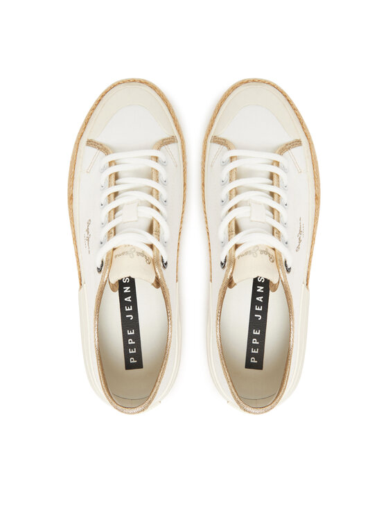 Pepe Jeans Еспадрильї Pepe Jeans Samoi Mix PLS31595 Білий
