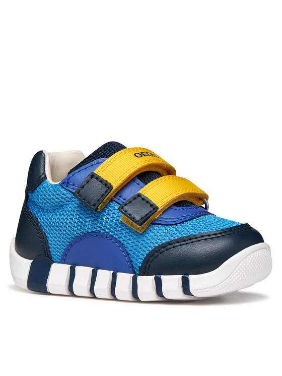 Geox Sneakersy Geox B Iupidoo Boy B3555C 01454 C4DF4 Niebieski