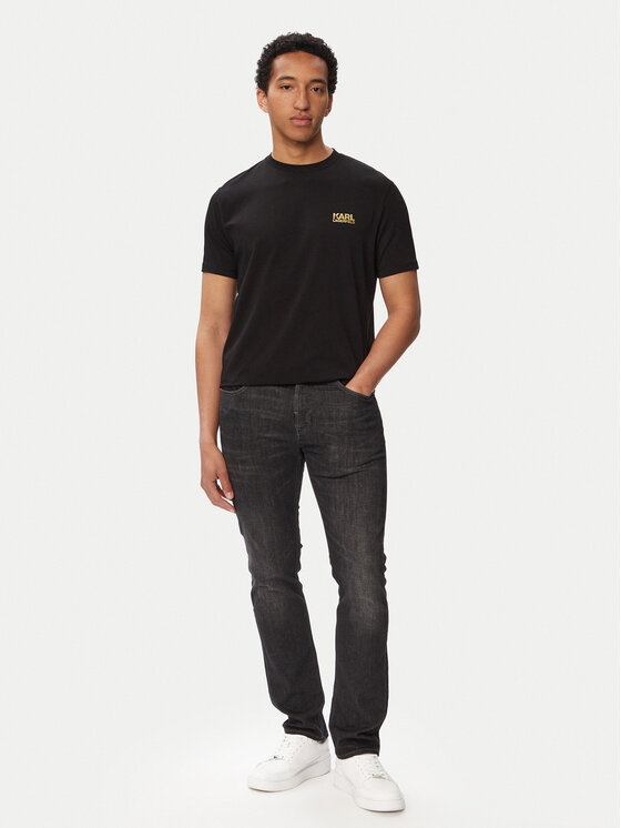 KARL LAGERFELD KARL LAGERFELD Camiseta 755781 563235 Negro Regular Fit
