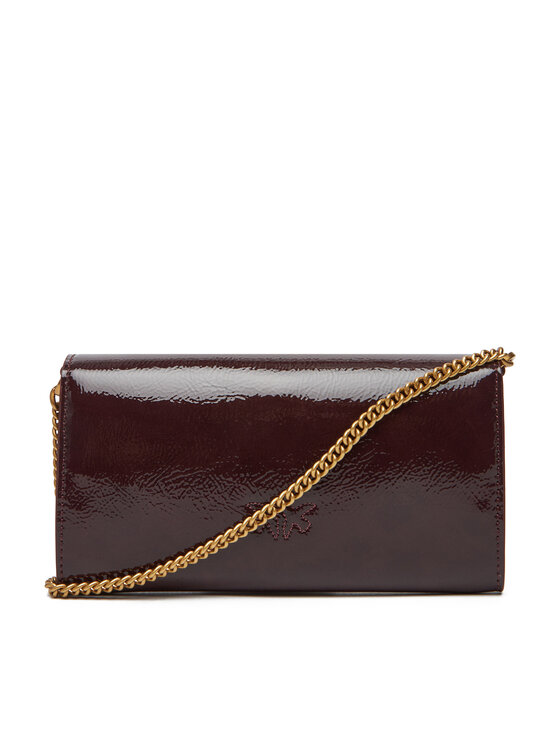 PINKO Torbica PINKO Love One Wallet C PE25 PLTT 100062 A1UV Tamnocrvena