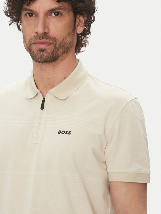 BOSS BOSS Поло Philix Pima 50538177 Бежевий Regular Fit