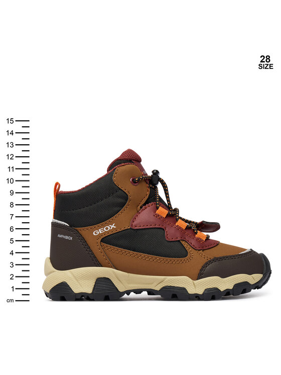 Geox Trzewiki Geox J Magnetar Boy B Abx J463ZC 050FU C6311 S Brązowy