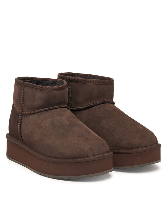 EMU Australia Cizme de zăpadă EMU Australia Stinger Micro Flatform 2.1 W13296 Maro închis