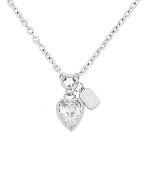 Guess Κολιέ Guess JUBN06 359JW Ασημί