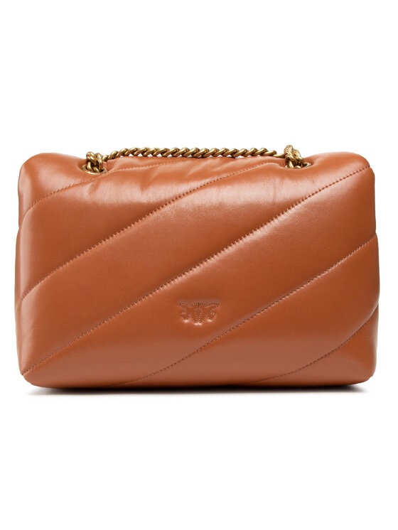 PINKO Bolso Pinko Love Classic Puff Maxi Quilt 3 Cl PE 21 PLTT 1P227J Y6Y3 Marrón