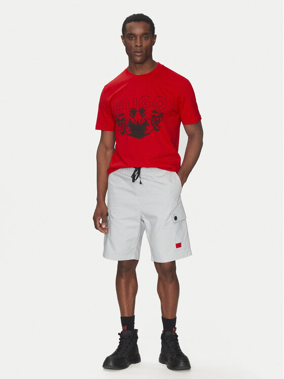 HUGO HUGO T-Shirt 50538257 Rot Regular Fit