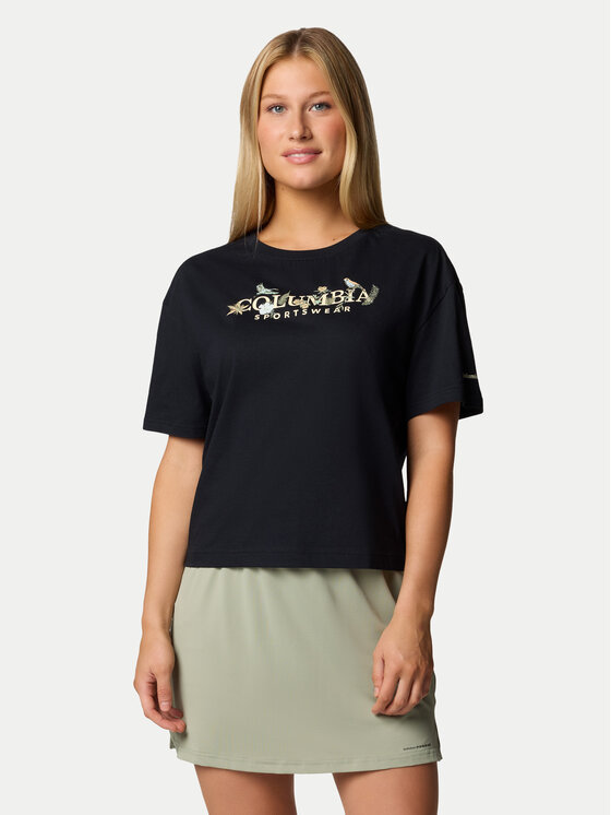 Columbia Columbia Camiseta Rolling Bend™ 2119991 Negro Regular Fit