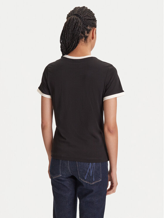 Guess Guess Футболка V5YI01 J1314 Чорний Regular Fit