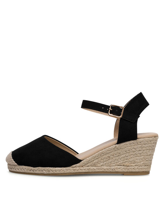 Jenny Fairy Espadrilles Jenny Fairy WYL2610-2 Fekete