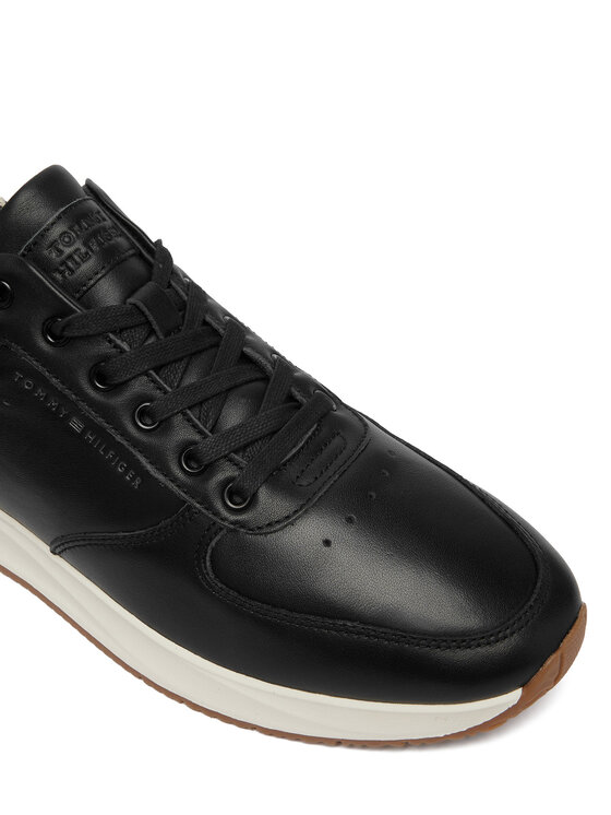 Tommy Hilfiger Snīkeri Tommy Hilfiger Newport Lth FM0FM05871 Melns