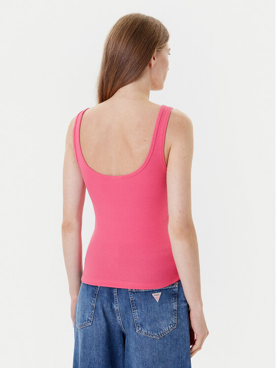 Guess Jeans Guess Jeans Top W5YP35 KA0H1 Rosa Regular Fit