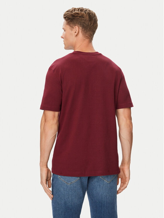 Tommy Hilfiger Tommy Hilfiger Camiseta Ess Seasonal MW0MW39995 Guinda/burdeos Regular Fit