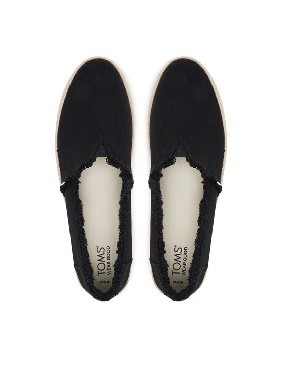 Toms Еспадрильї Toms Valencia 10019795 Чорний