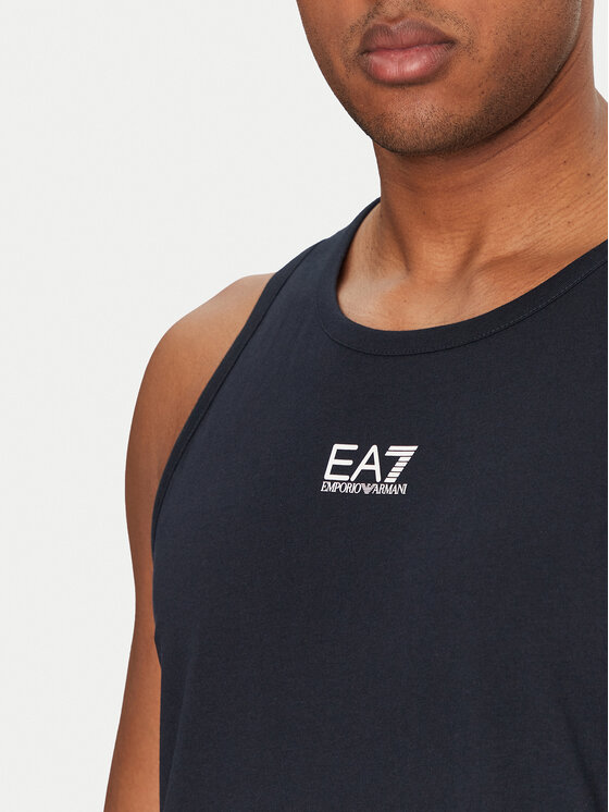 EA7 Emporio Armani EA7 Emporio Armani Tank top marškinėliai 7M000295 AF10375 UB102 Tamsiai mėlyna Regular Fit