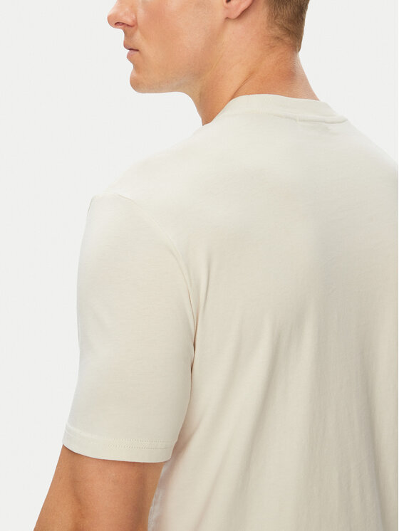 Napapijri Napapijri Camiseta Smallbox NP0A88TR Crema Regular Fit