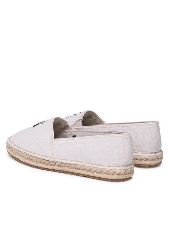 Calvin Klein Еспадрили Calvin Klein Espadrille W/Hw HW0HW01458 Екрю