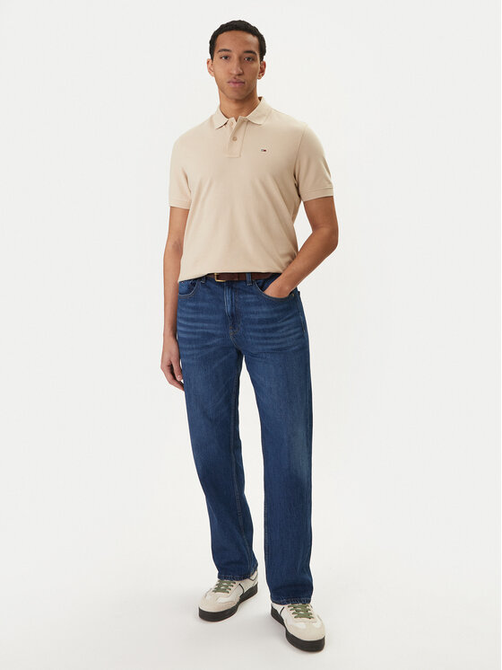 Tommy Jeans Tommy Jeans Polo DM0DM22711 Beis Regular Fit