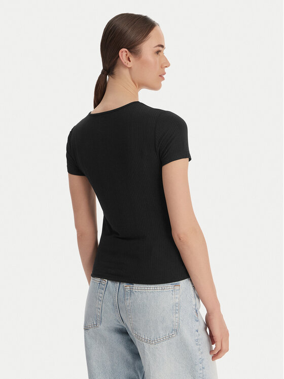 Calvin Klein Calvin Klein Camiseta LV00QS7618 Negro Slim Fit