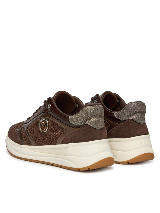 PINKO Sneakers PINKO Nataly 02 SS0197P155 Maro închis