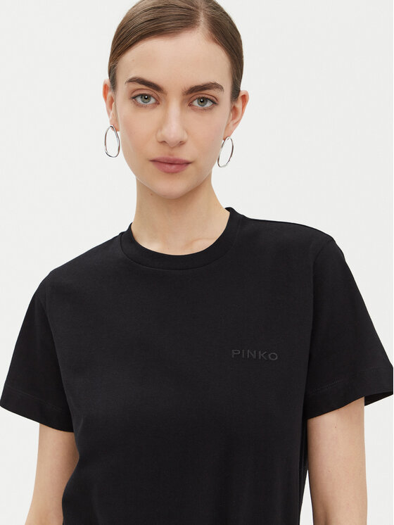 PINKO PINKO Футболка Start 101752 Чорний Regular Fit