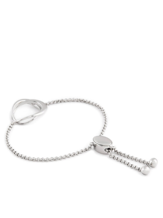 Calvin Klein Zapestnica Calvin Klein 35000006 Srebrna