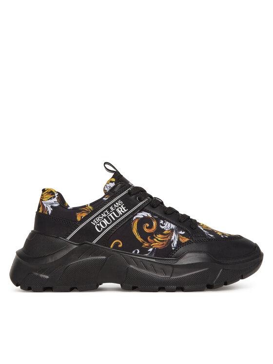 Versace Jeans Couture Снікерcи Versace Jeans Couture 78YA3SC2 Чорний