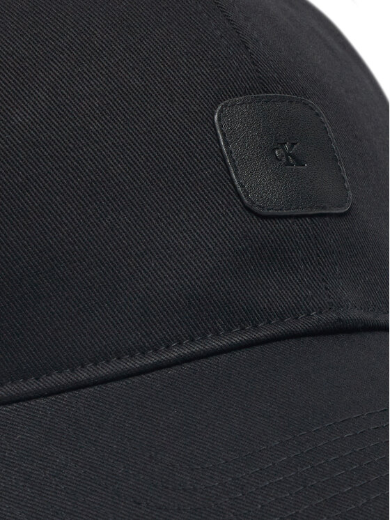 Calvin Klein Jeans Šiltovka Calvin Klein Jeans Mono Leather Patch Twill Cap LV04K5052G Čierna