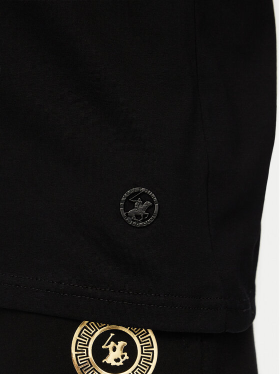 Beverly Hills Polo Club Beverly Hills Polo Club Camiseta M1617-HR Negro Regular Fit