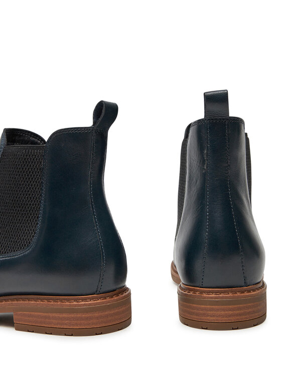 Tamaris Členková obuv s elastickým prvkom Tamaris 1-25056-41 Tmavomodrá