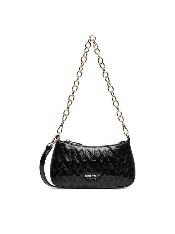 Nine West Táska Nine West CEO-SILKEN GLOW-LA482-7888 Fekete