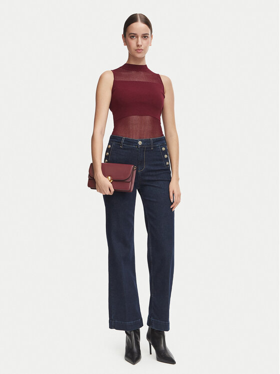 Morgan Morgan Top 252-MJULIE Guinda/burdeos Slim Fit
