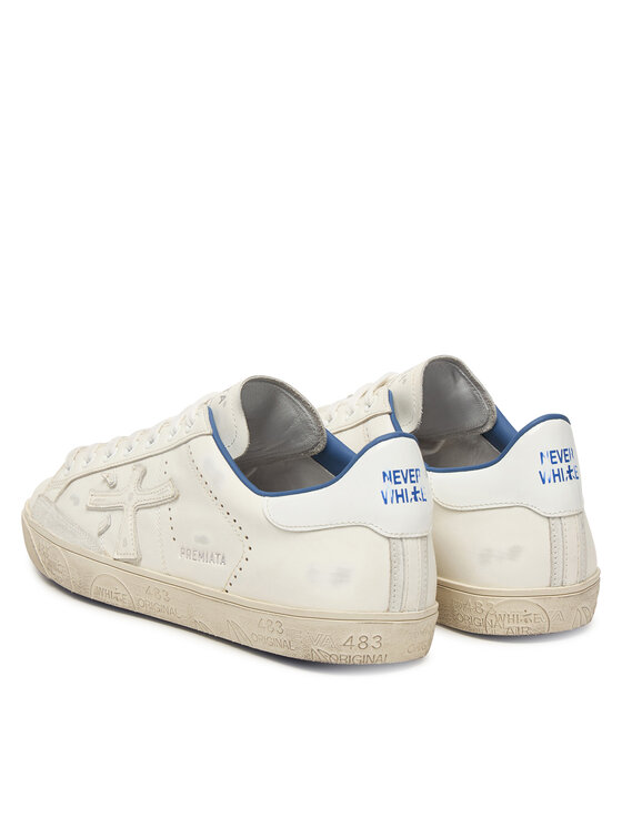 Premiata Sneakersy Premiata Steven Var 6652 Biela