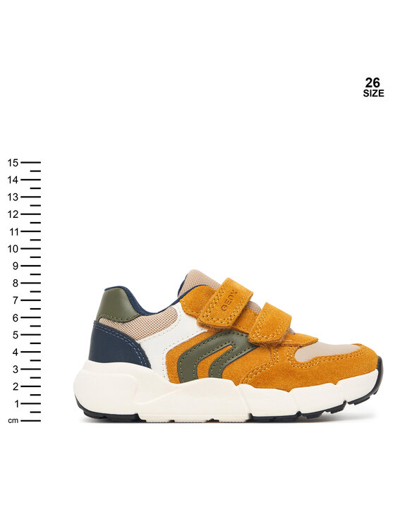 Geox Sneakersy Geox B Flexyper Mini Boy B656GC 05422 C2023 S Żółty
