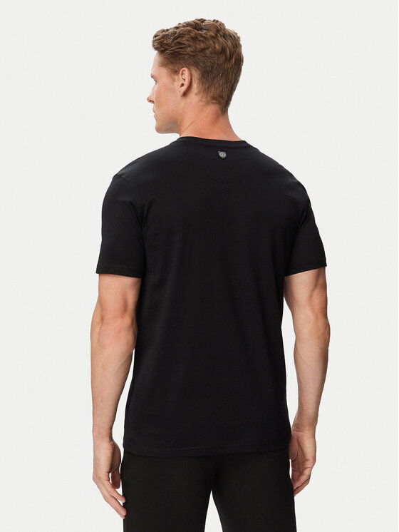 Beverly Hills Polo Club Beverly Hills Polo Club Camiseta M1617-HR Negro Regular Fit