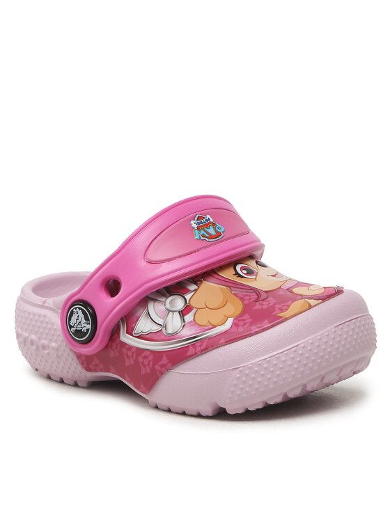 Crocs Natikači Crocs Fl Paw Patrol Patch Cg T 207487 Roza