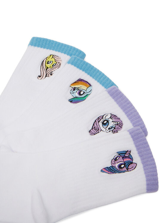 My Little Pony Довгі шкарпетки My Little Pony CEO-ACCCS-SS26-309MLP(2-PACK) Білий