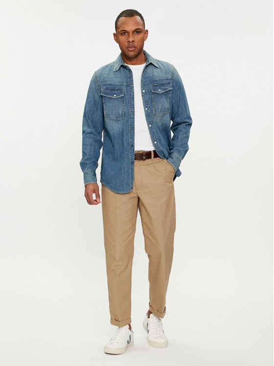 G-STAR G-STAR camisa vaquera Dakota D23616-D252 Azul Regular Fit