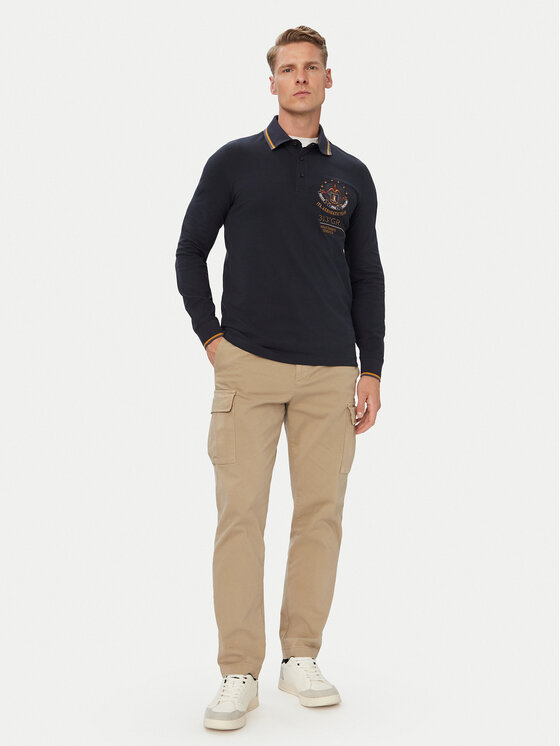 Aeronautica Militare Aeronautica Militare Polo 262PO1942UP00400 Azul marino Regular Fit