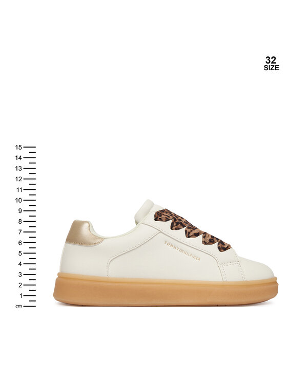 Tommy Hilfiger Sneakersy Tommy Hilfiger T1A9-34230-1355X024 S Écru