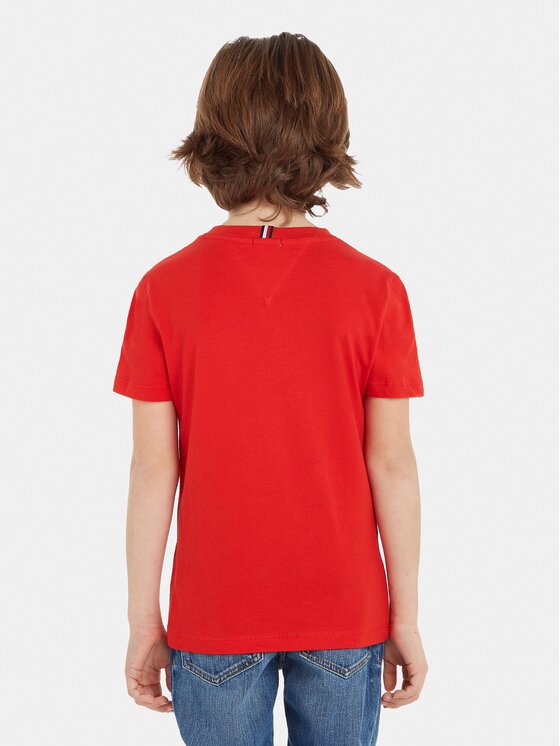 Tommy Hilfiger Tommy Hilfiger Póló Essential KS0KS00210 S Piros Regular Fit