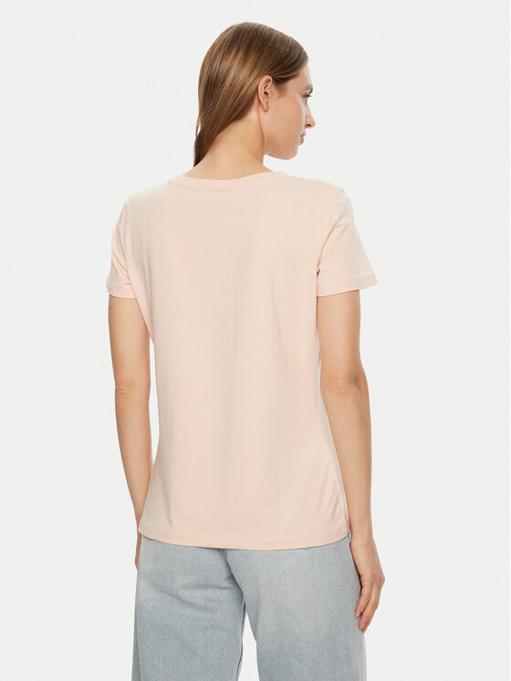 Guess Guess Футболка V5RI16 J1314 Рожевий Regular Fit