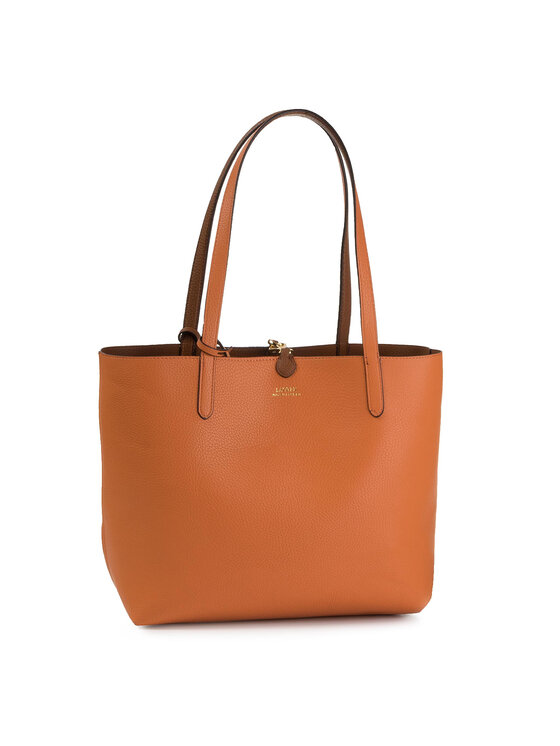 LAUREN RALPH LAUREN Ročna torba LAUREN RALPH LAUREN Rvrsble Tote 431795329002 Rjava